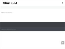 Tablet Screenshot of kirateria.com